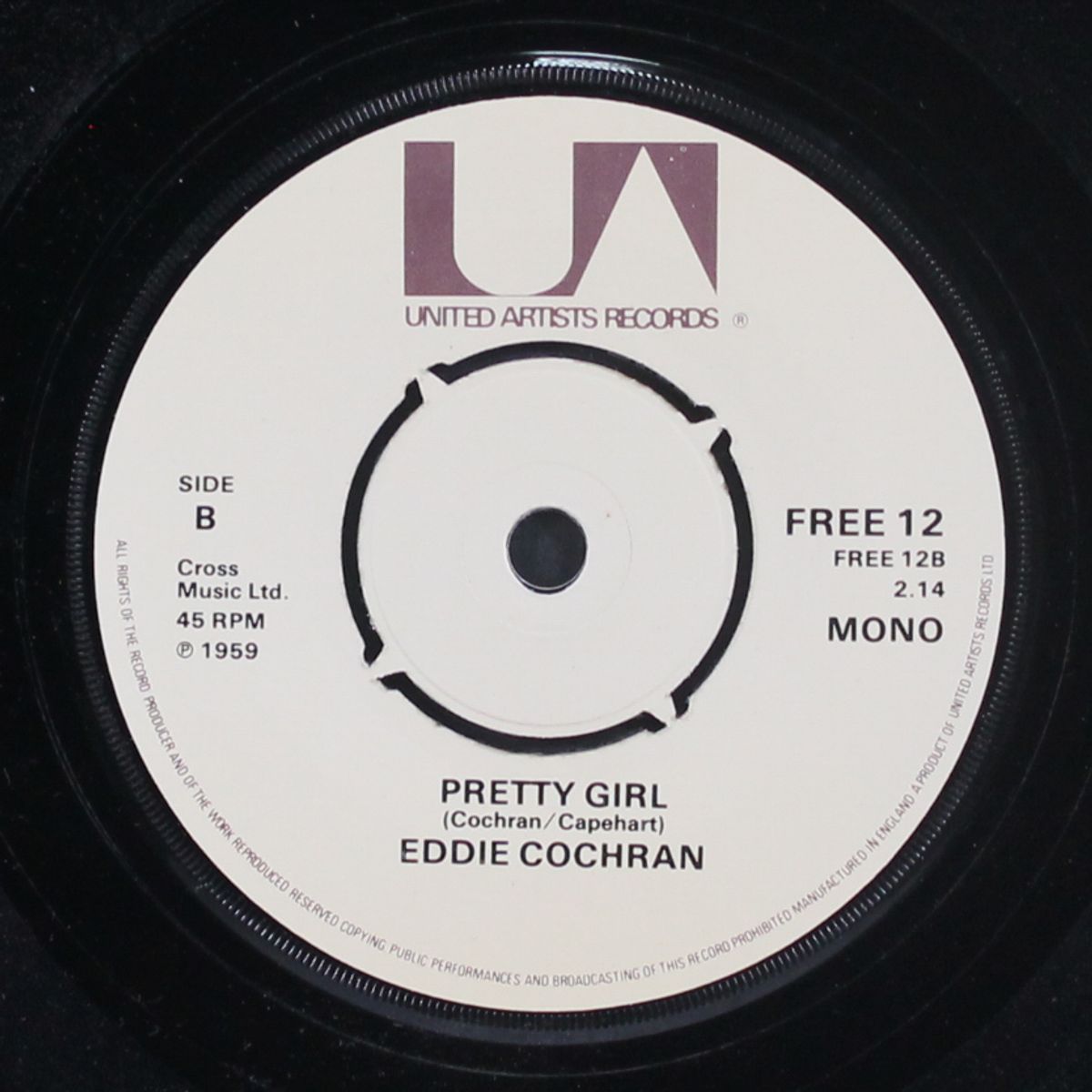 think of me by EDDIE COCHRAN