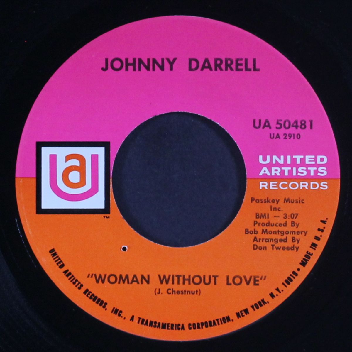 woman without love by JOHNNY DARRELL
