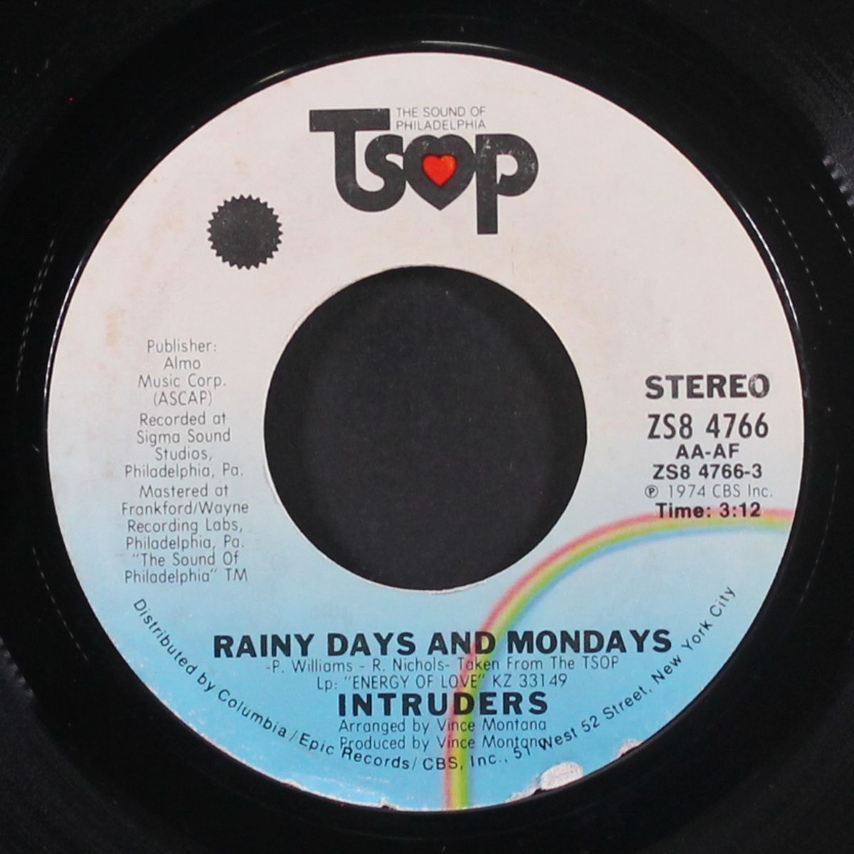 rainy days and mondays / be on time by INTRUDERS