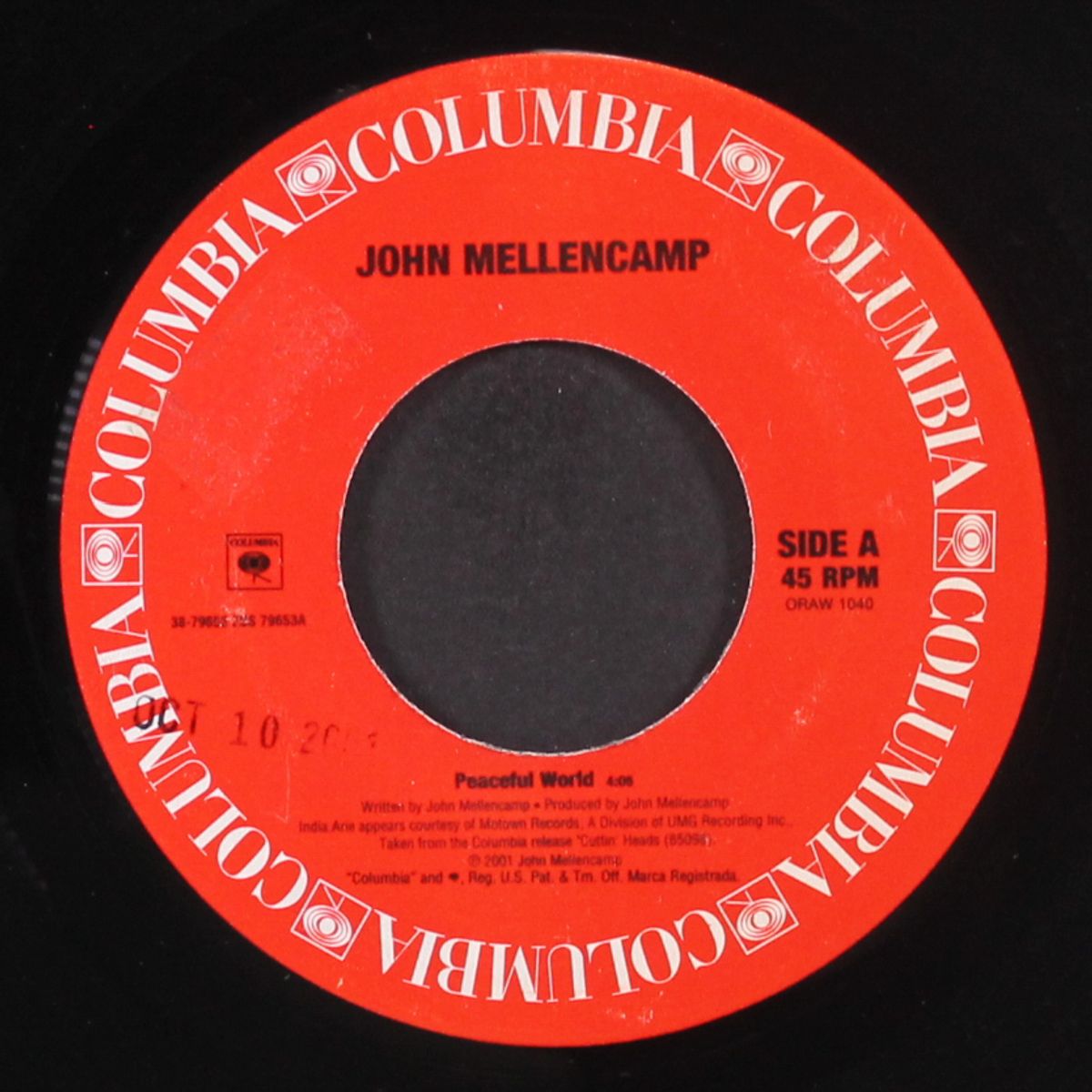 peaceful world by JOHN MELLENCAMP