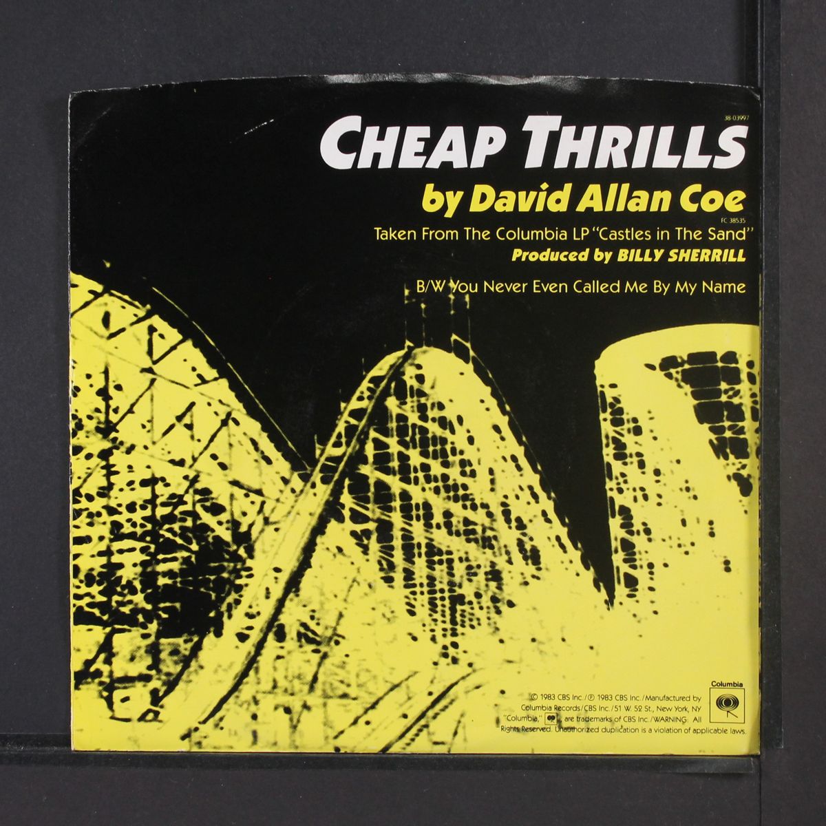 cheap thrills by DAVID ALLAN COE