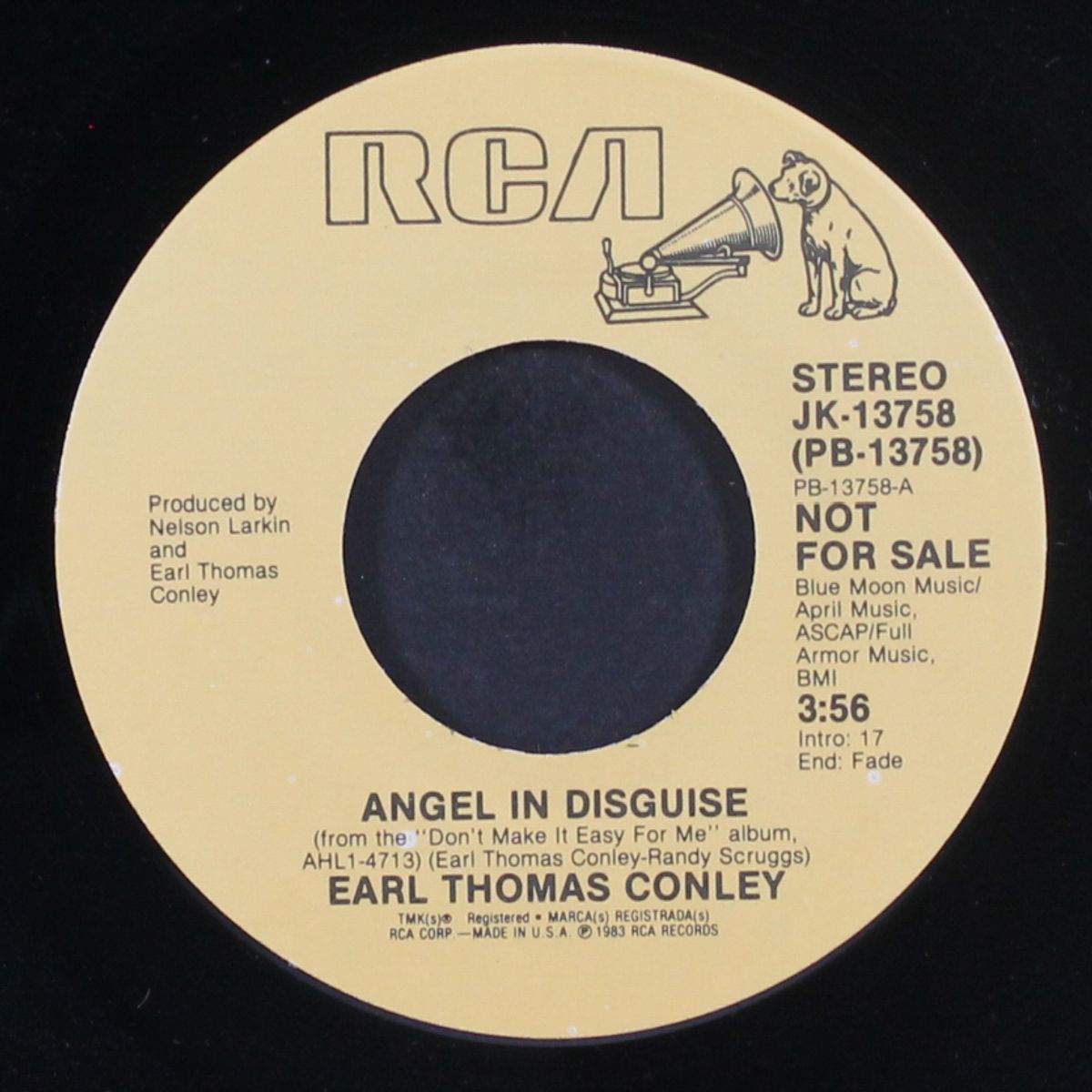 angel in disguise / same by EARL THOMAS CONLEY