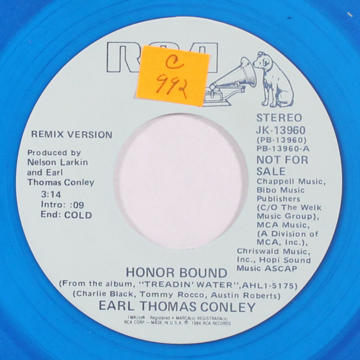 honor bound / same by EARL THOMAS CONLEY