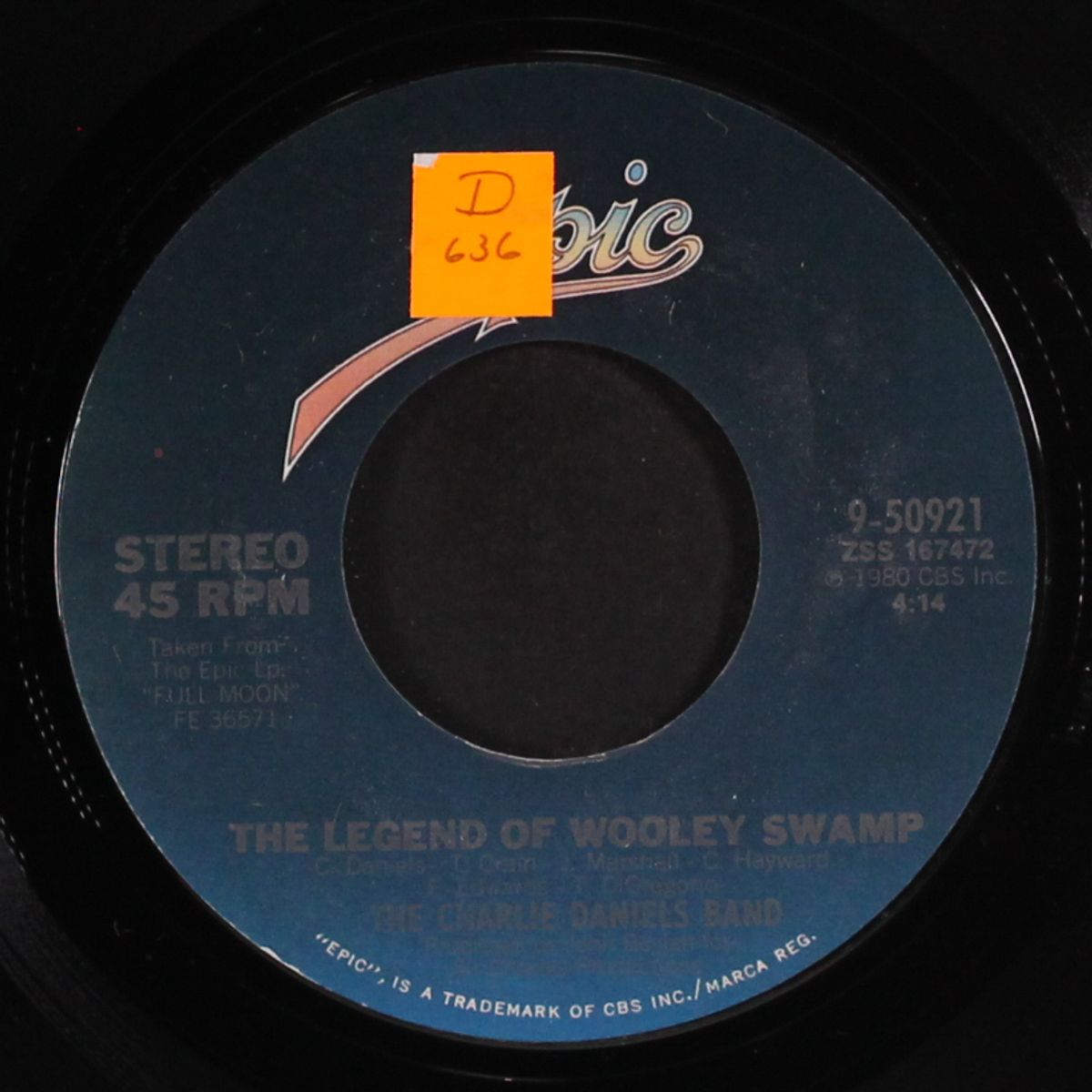 the legend of wooley swamp / money by CHARLIE DANIELS BAND
