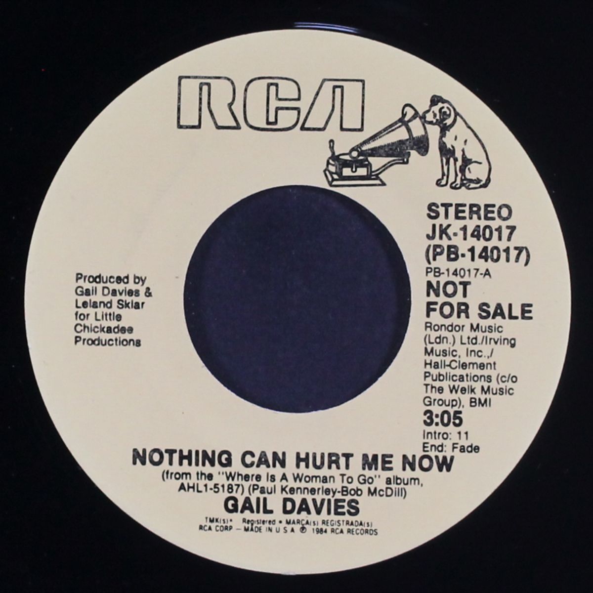 nothing can hurt me now / same by GAIL DAVIES