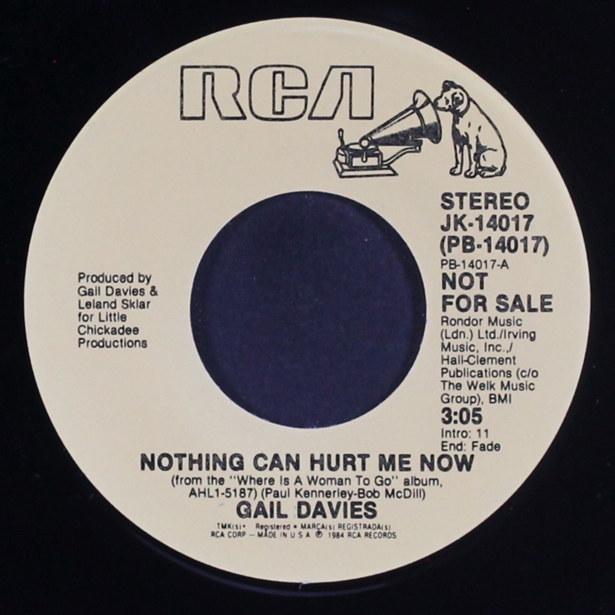 nothing can hurt me now / same by GAIL DAVIES
