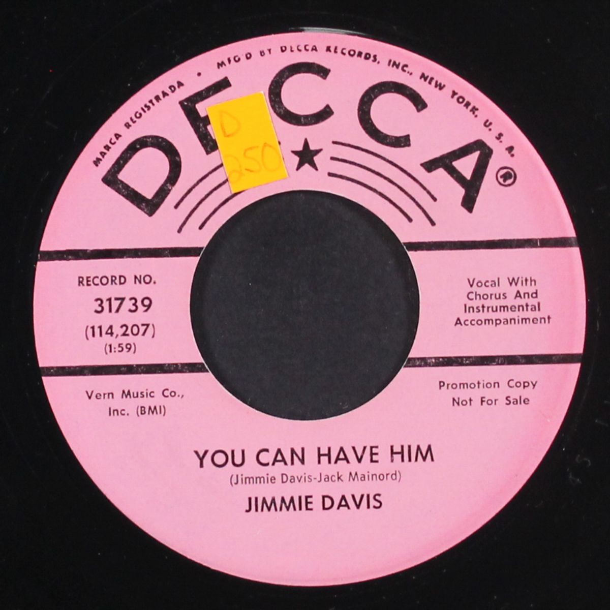 i wouldn't take nothing for my journey by JIMMIE DAVIS