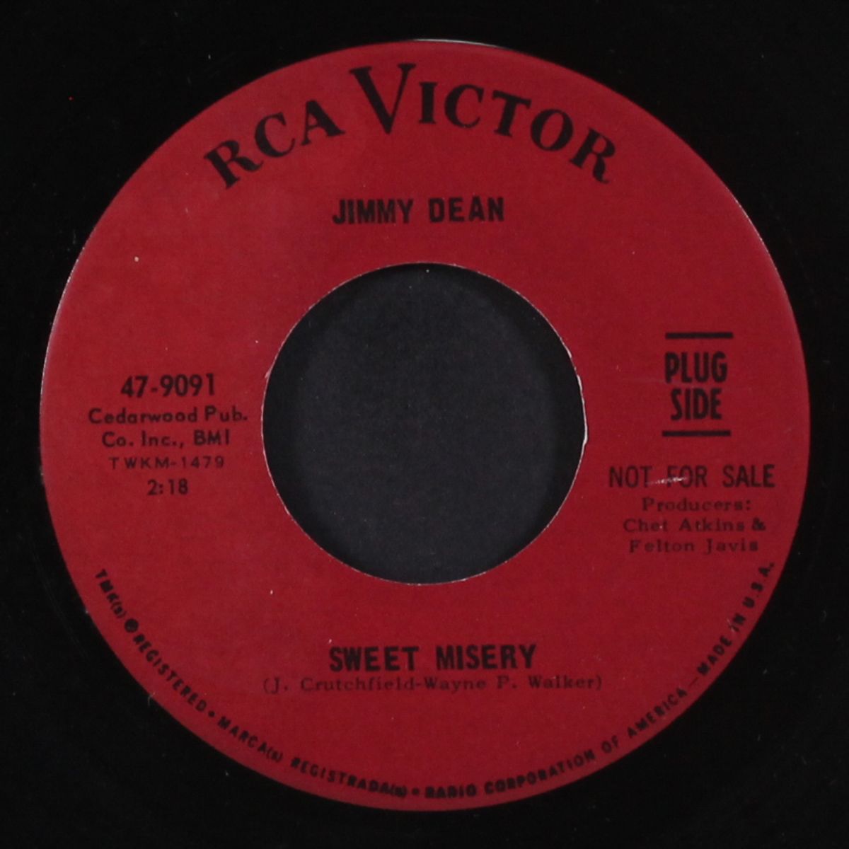 sweet misery / same by JIMMY DEAN