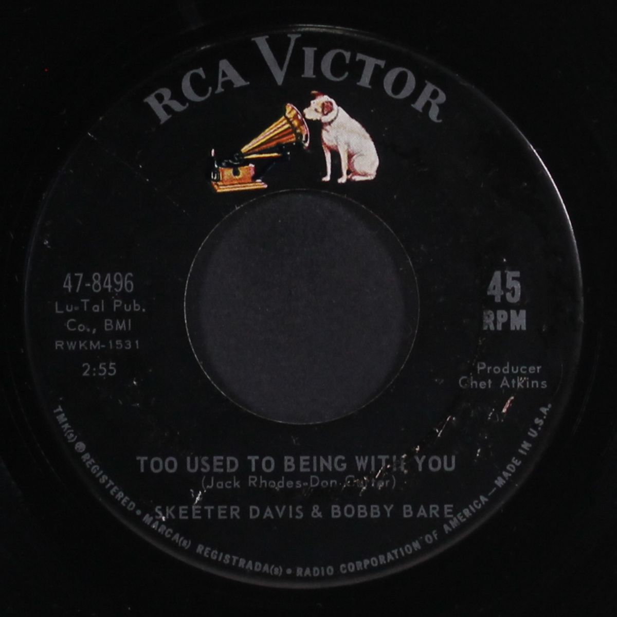 a dear john letter / too used to being with you by SKEETER DAVIS & BOBBY BARE