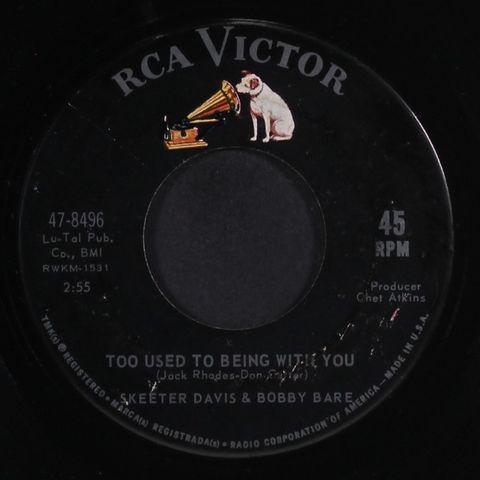 a dear john letter / too used to being with you by SKEETER DAVIS & BOBBY BARE