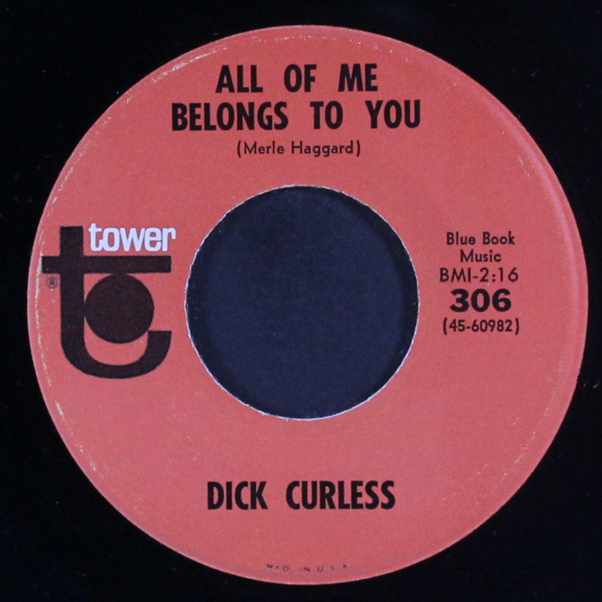all of me belongs to you by DICK CURLESS