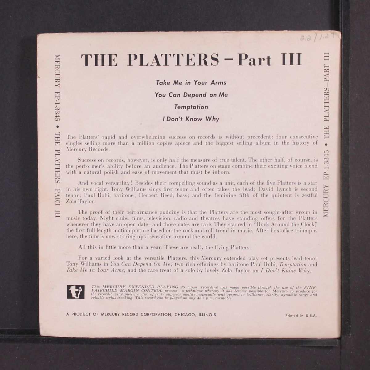 platters, part three by PLATTERS