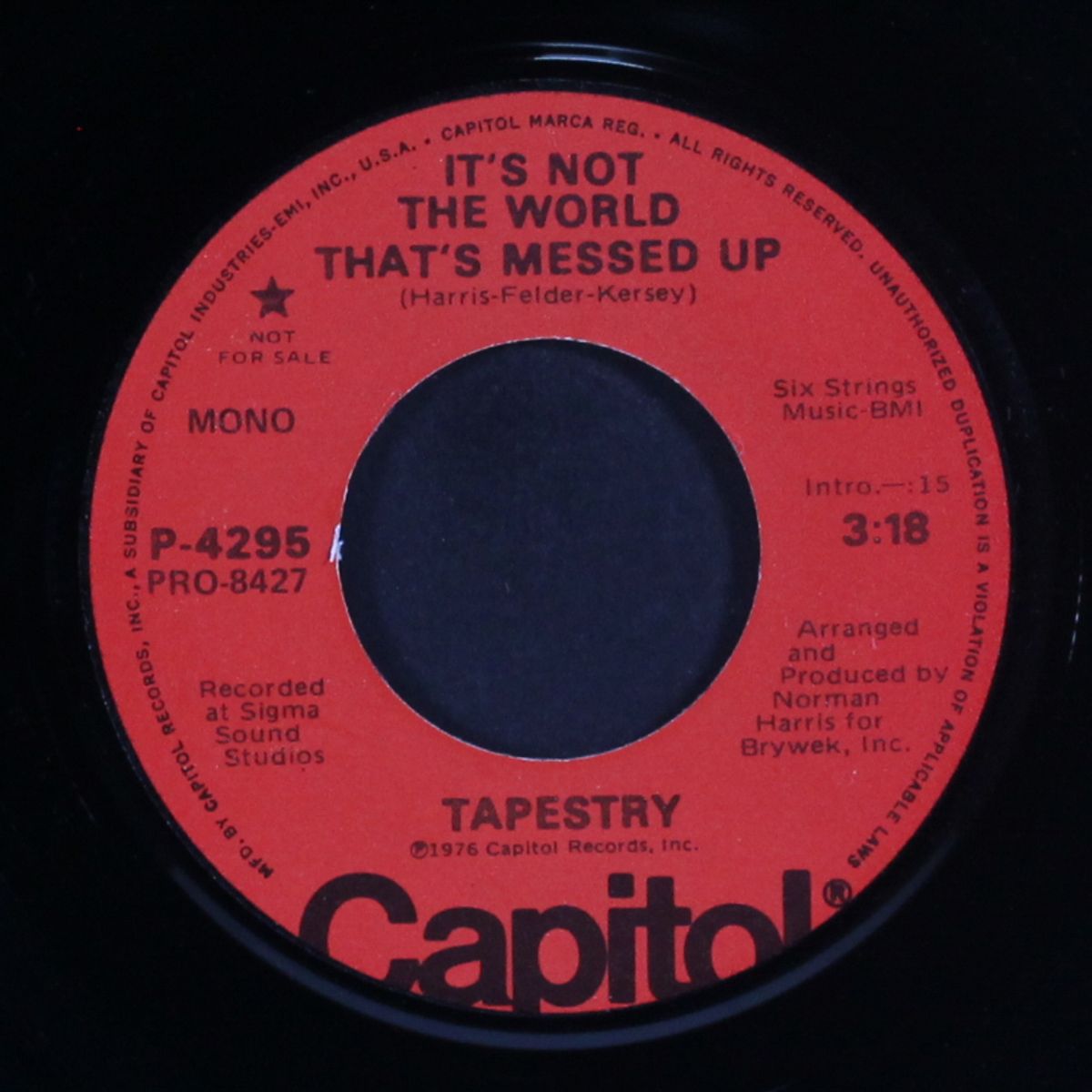 it's not the world that's messed up / mono by TAPESTRY