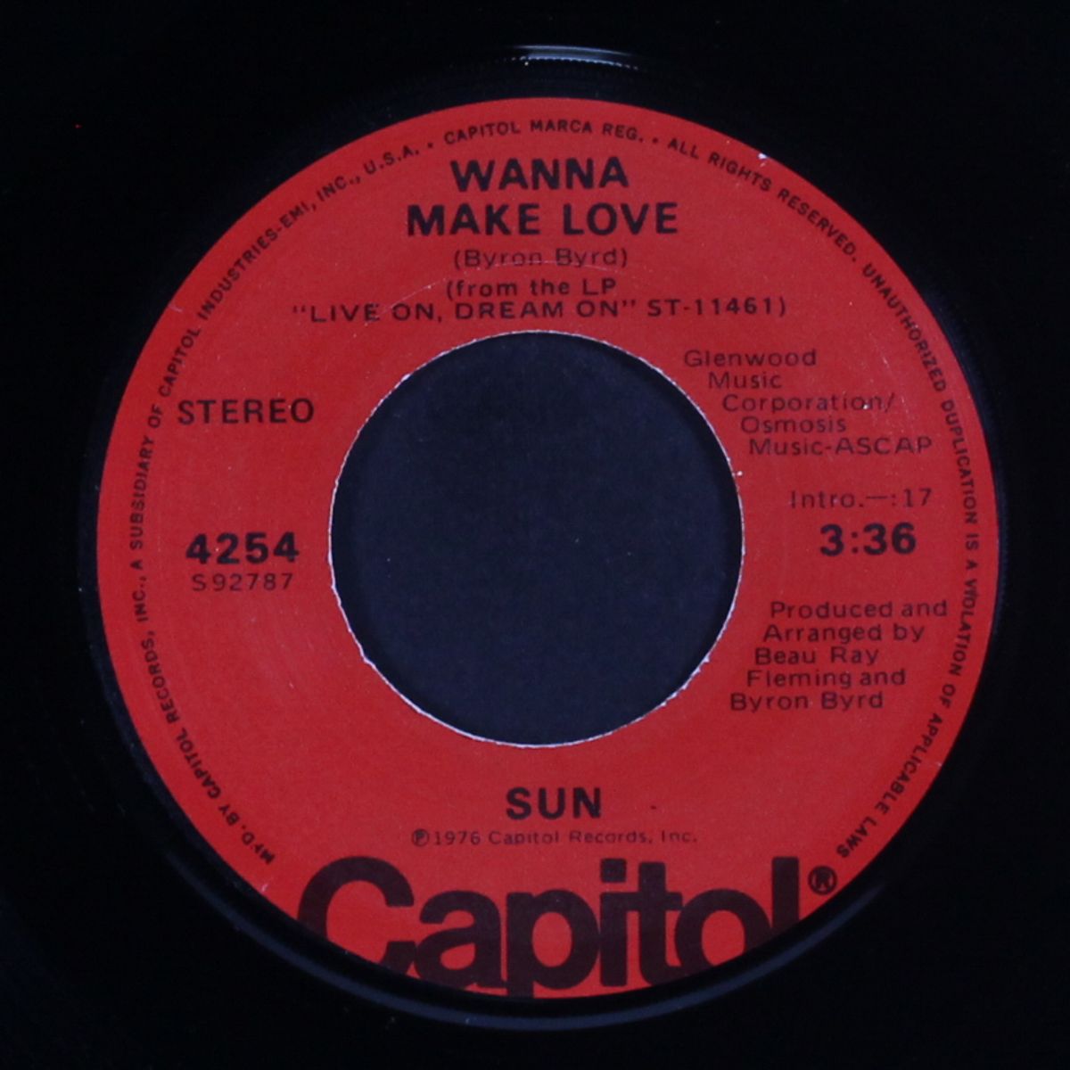wanna make love / love is never sure by SUN
