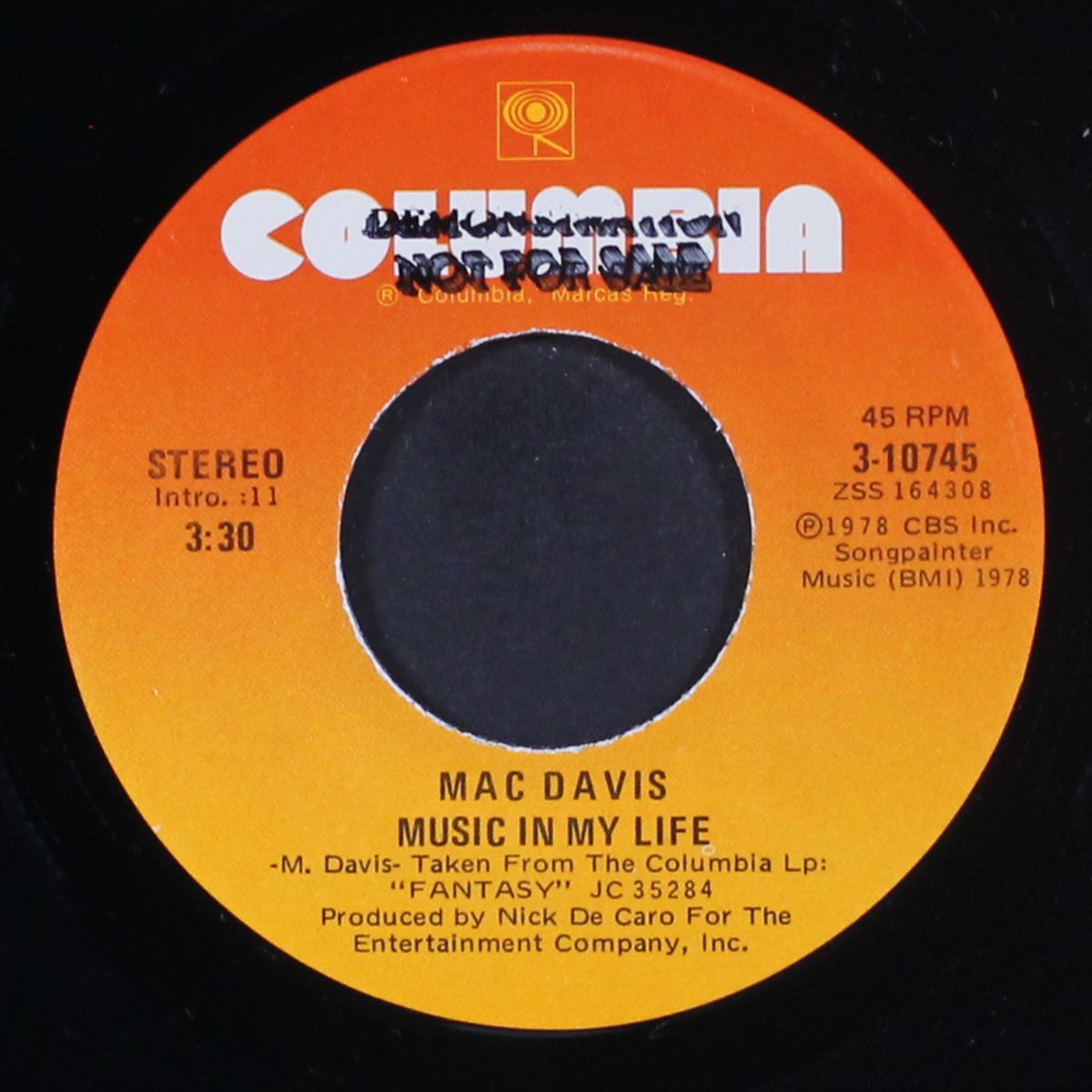 music in my life / mono by MAC DAVIS