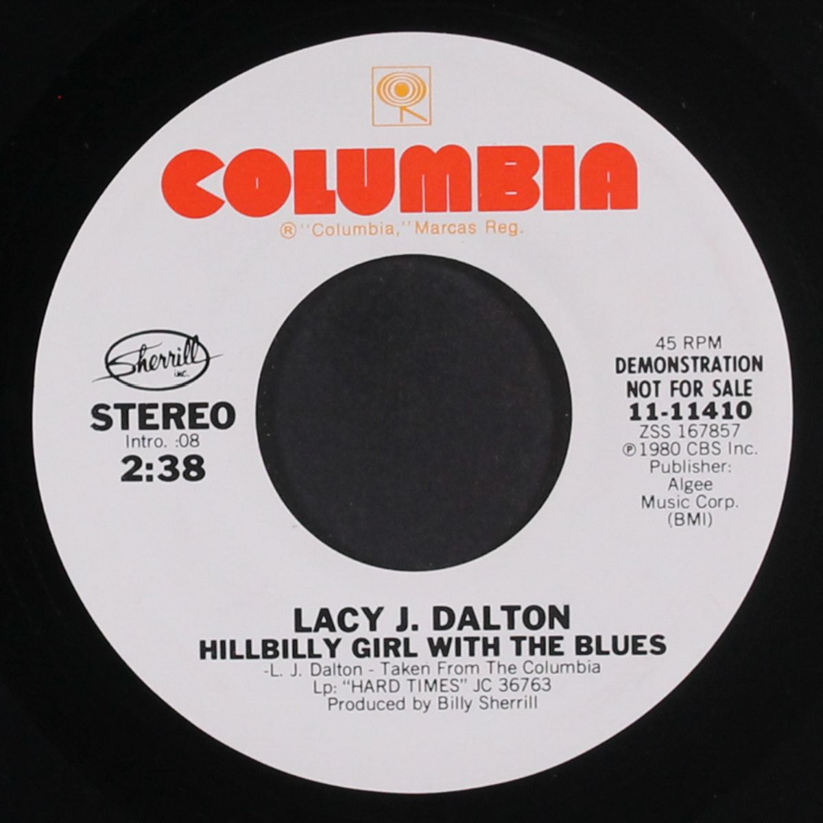 hillbilly girl with the blues / same by LACY J. DALTON