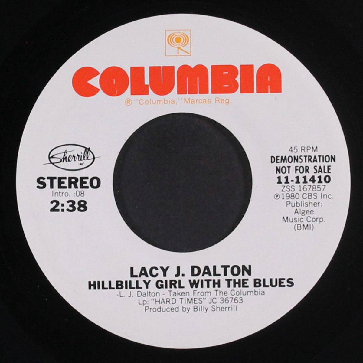 hillbilly girl with the blues / same by LACY J. DALTON