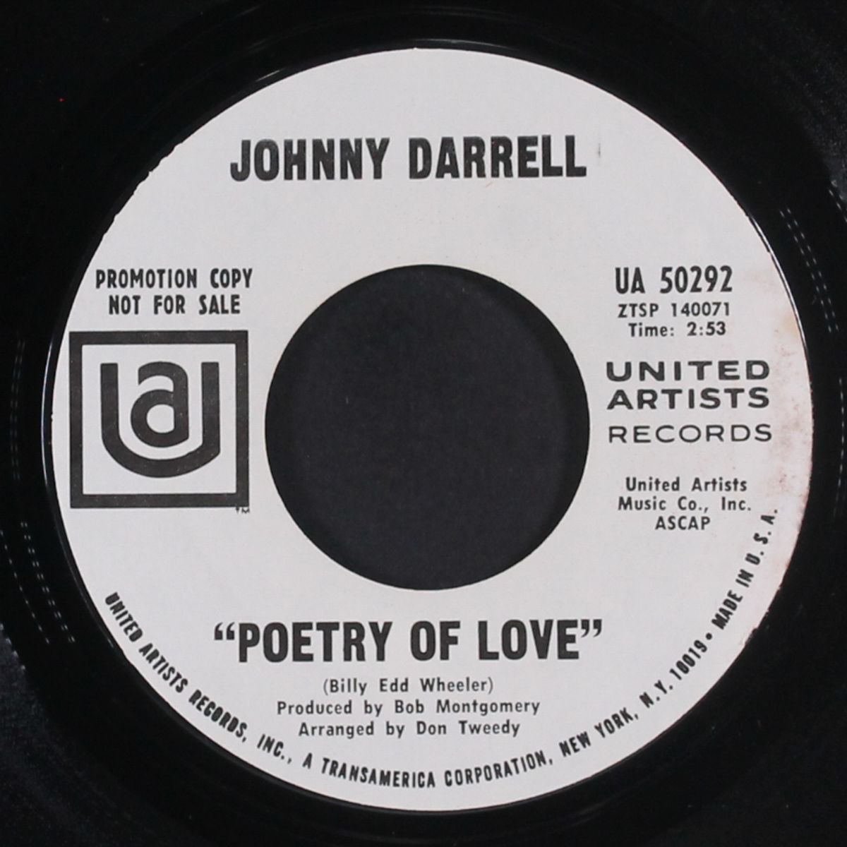 with pen in hand by JOHNNY DARRELL