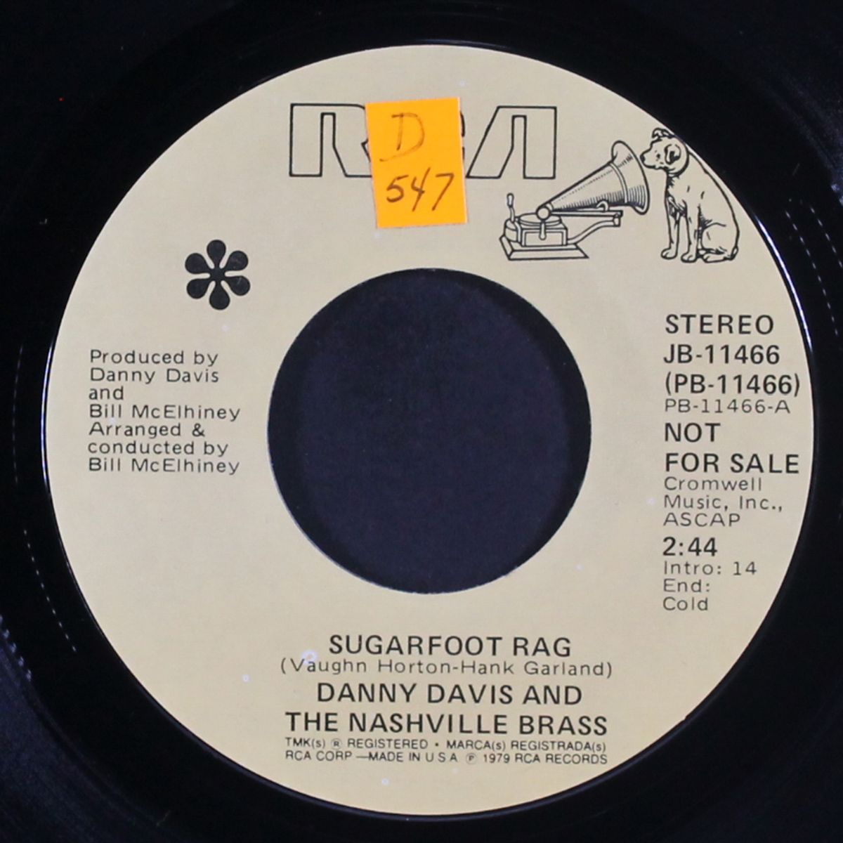 sugarfoot rag by DANNY DAVIS & NASHVILLE BRASS