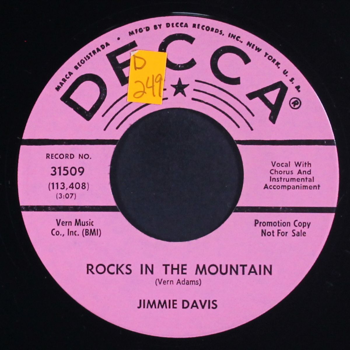 rocks in the mountain by JIMMIE DAVIS