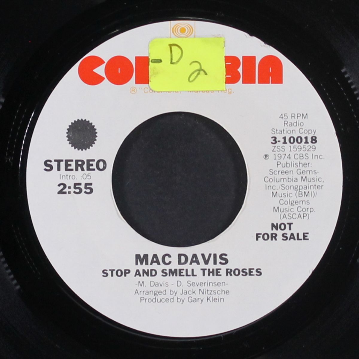 stop & smell the roses / mono by MAC DAVIS