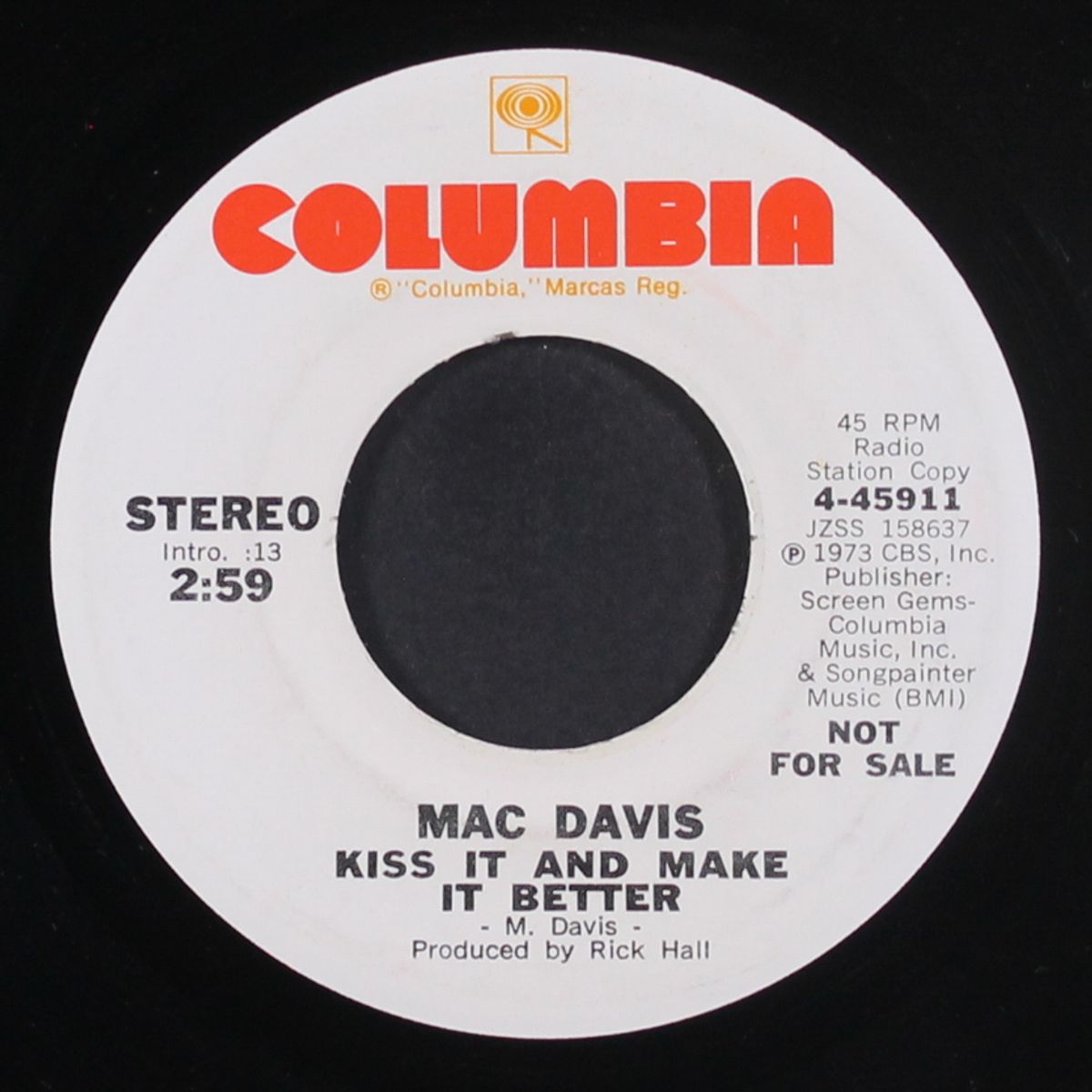 kiss it & make it better by MAC DAVIS