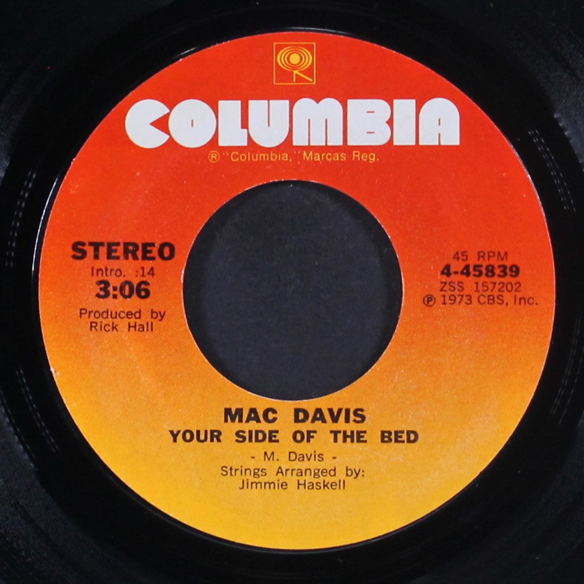 your side of the bed by MAC DAVIS