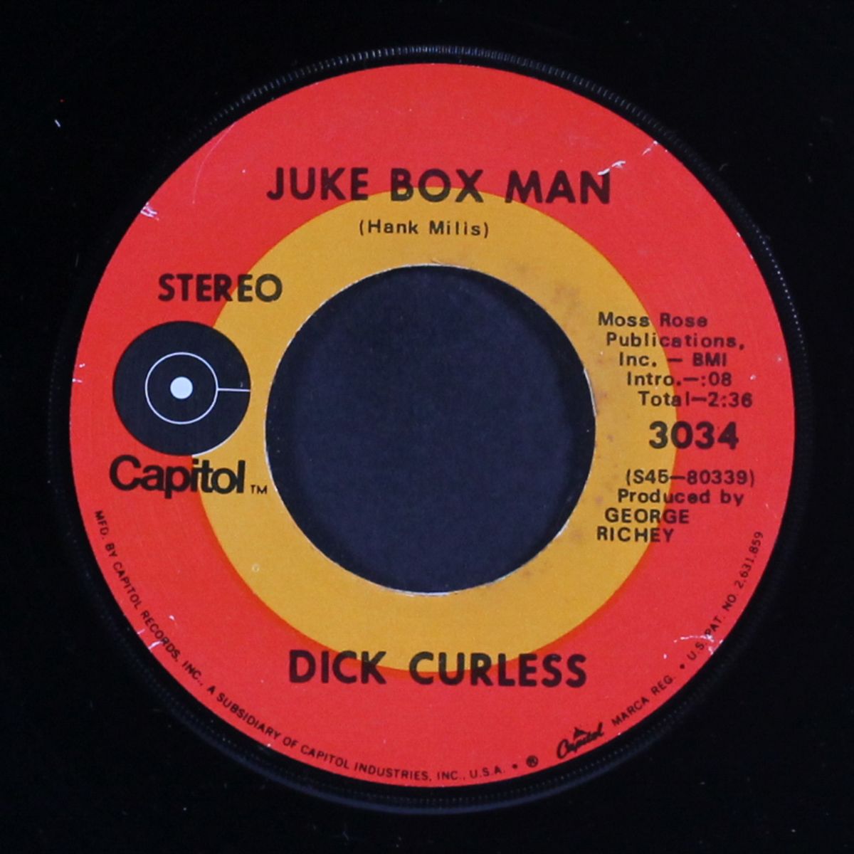 juke box man by DICK CURLESS