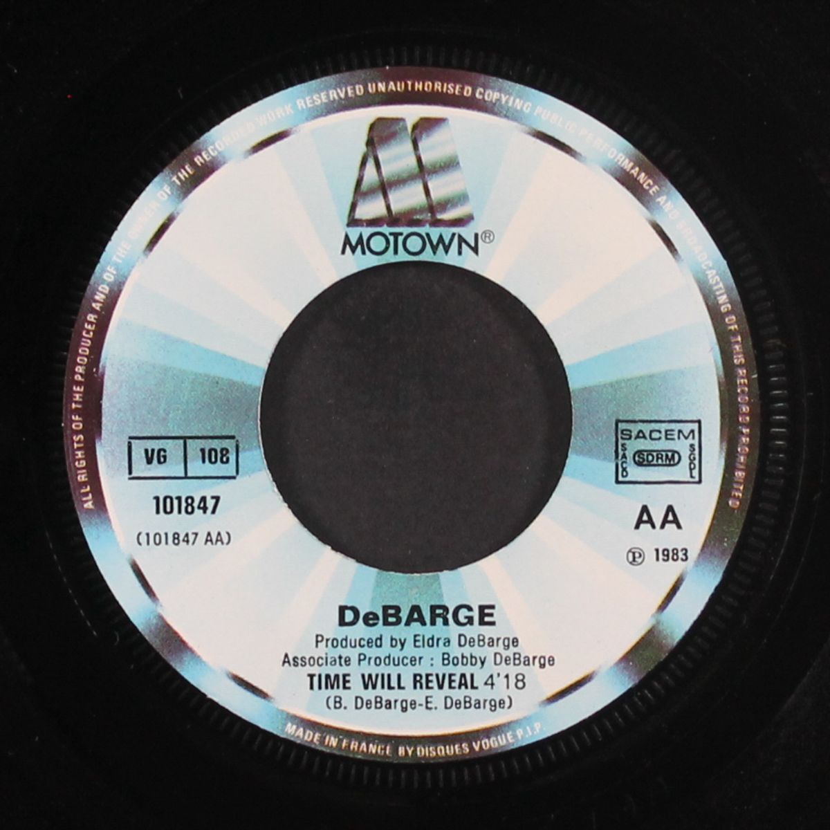 be my lady / time will reveal by DEBARGE
