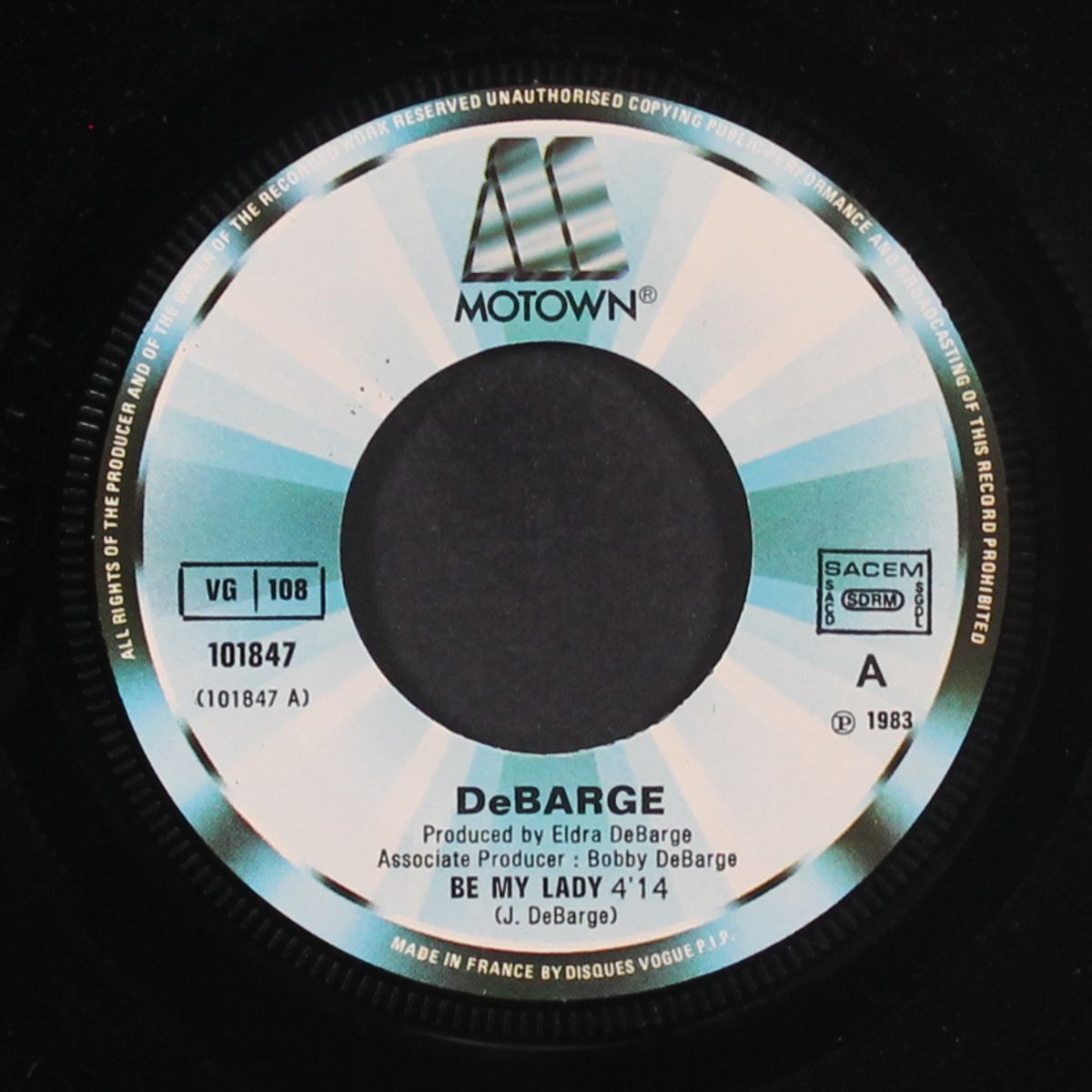 be my lady / time will reveal by DEBARGE