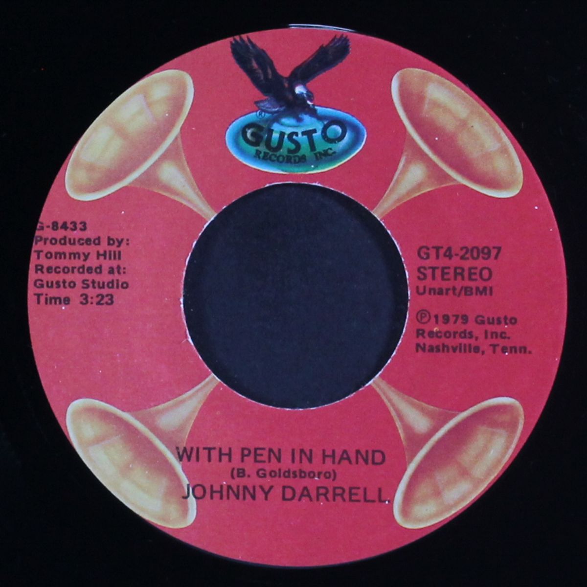 with pen in hand / ruby don't take your love to town by JOHNNY DARRELL