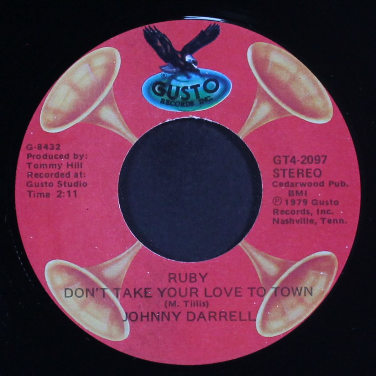 with pen in hand / ruby don't take your love to town by JOHNNY DARRELL