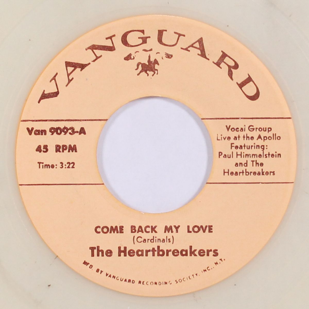 come back my love / who does she think she is by HEARTBREAKERS / KEYNOTERS