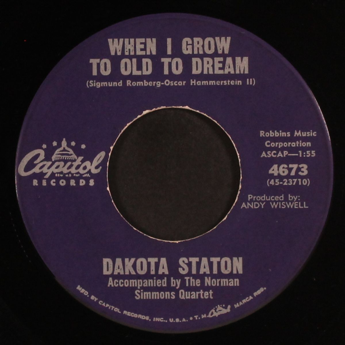 mean and evil blues / when i grow too old to dream by DAKOTA STATON