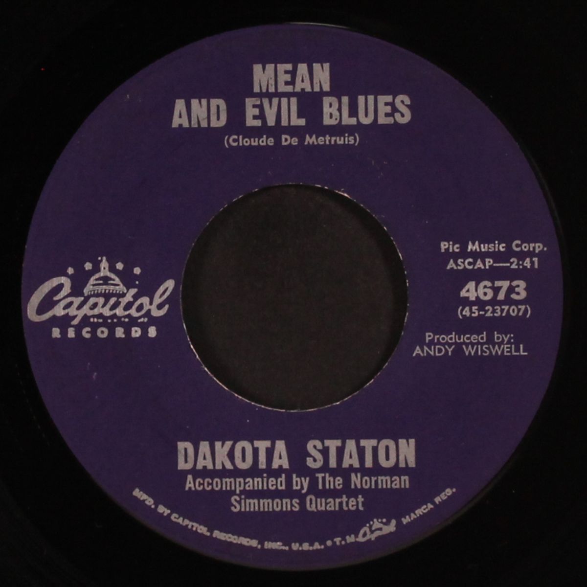 mean and evil blues / when i grow too old to dream by DAKOTA STATON