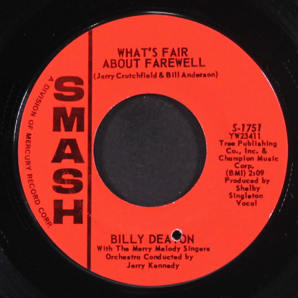 whats fair about farewell / gossip of a friend by BILLY DEATON