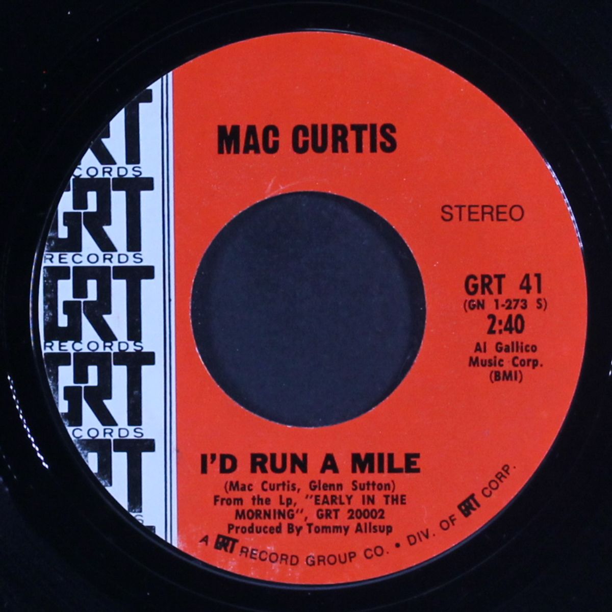 gulf stream line / i'd run a mile by MAC CURTIS