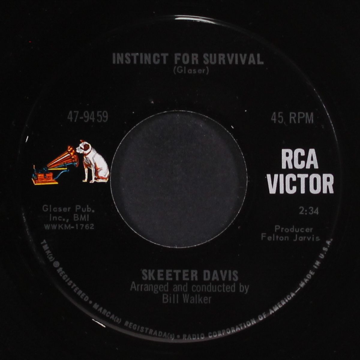 instinct for survival / how in the world by SKEETER DAVIS