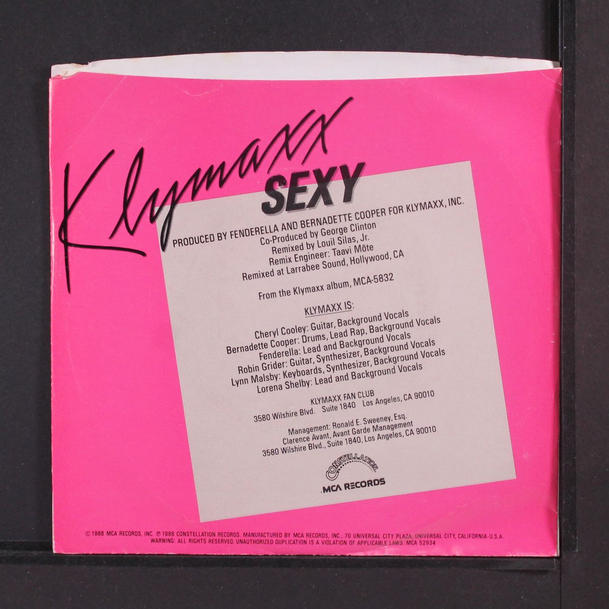 sexy / same by KLYMAXX