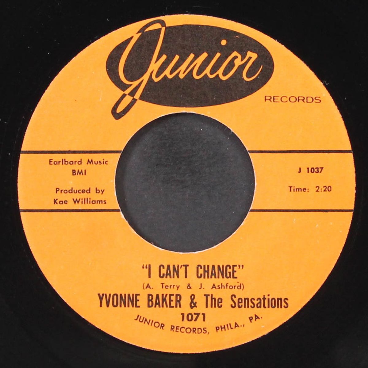 i can't change / mend the torn pieces by YVONNE BAKER & SENSATIONS