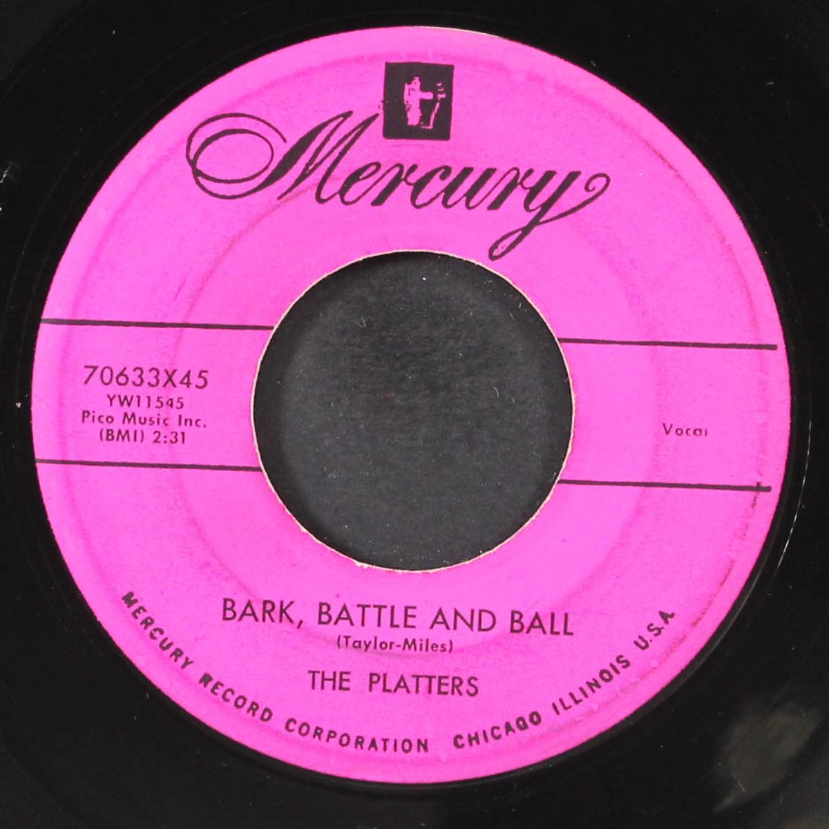 only you / bark, battle and ball by PLATTERS