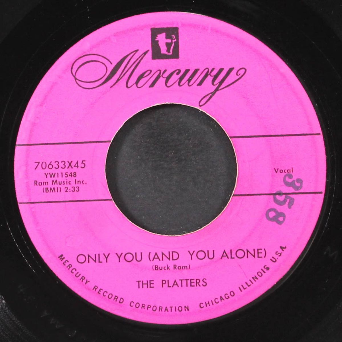 only you / bark, battle and ball by PLATTERS