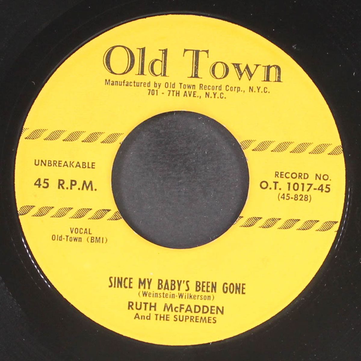 darling, listen to the words / since my baby's been gone by RUTH MCFADDEN & SUPREMES