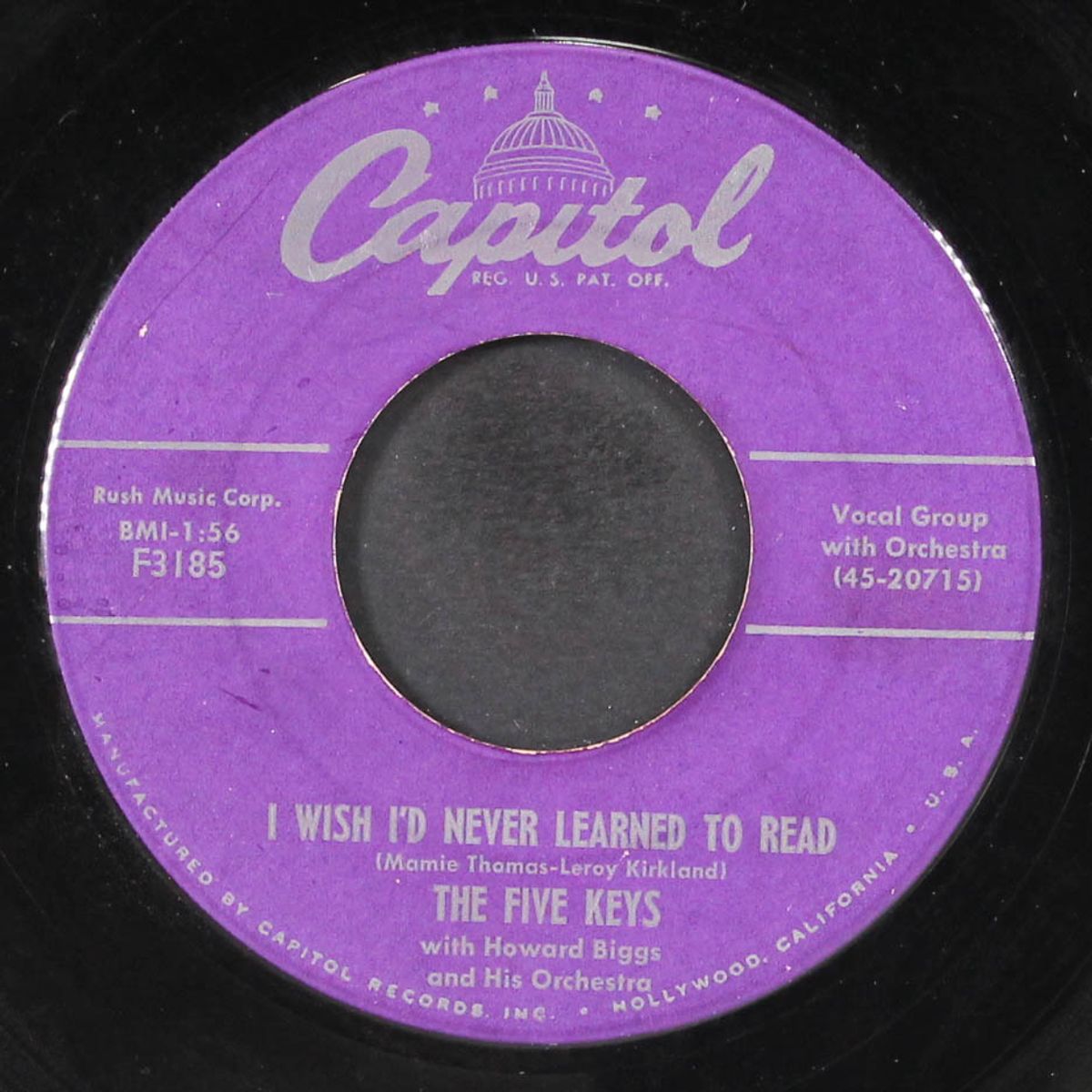 don't you know i love you / i wish i'd never learned to read by FIVE KEYS