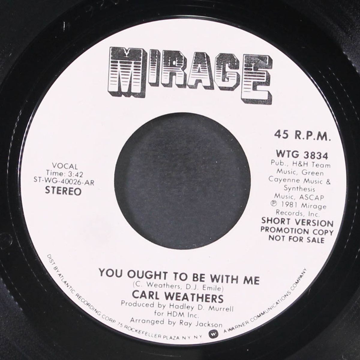you ought to be with me / short by CARL WEATHERS