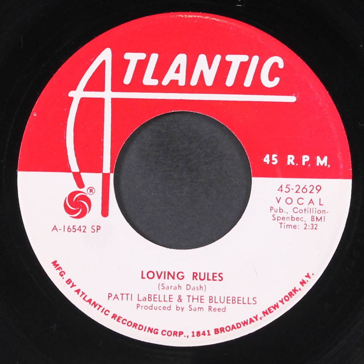 loving rules / pride's no match for love by PATTI LABELLE & BLUEBELLES