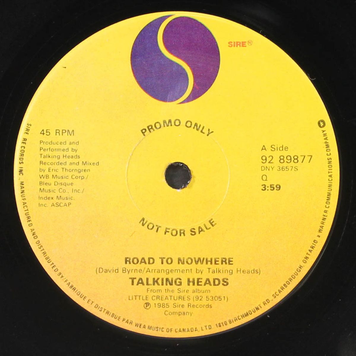 road to nowhere by TALKING HEADS