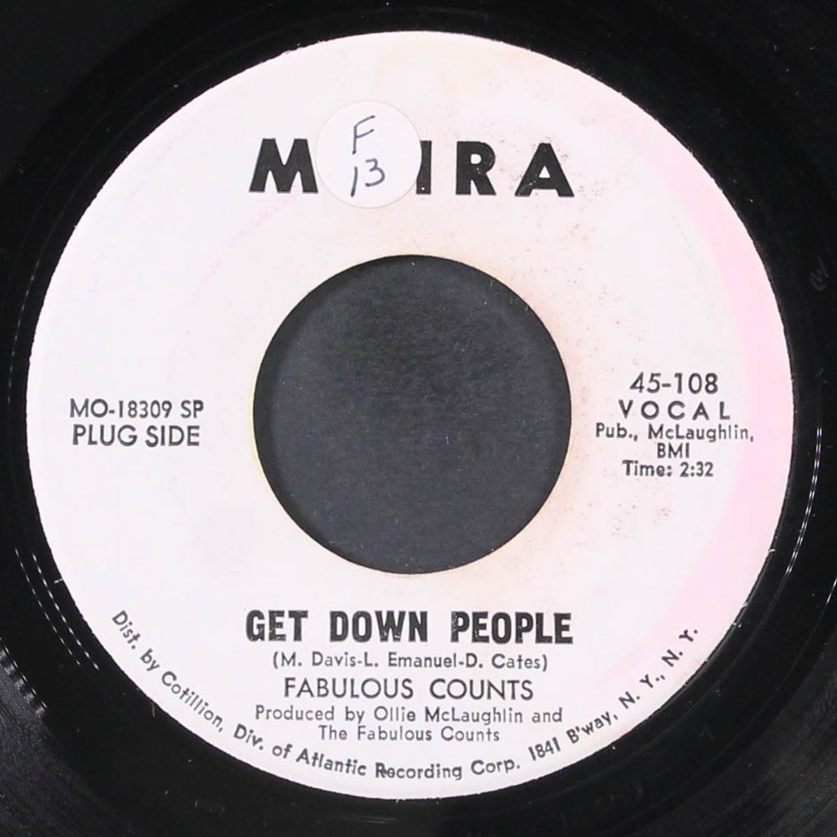 get down people / lunar funk by FABULOUS COUNTS