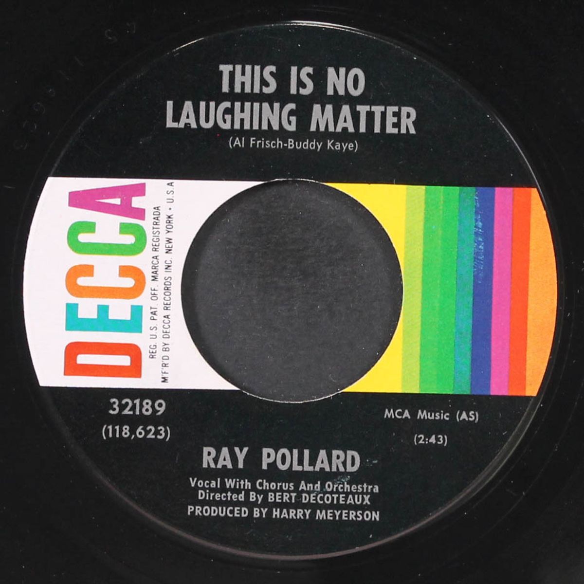 this is no laughing matter / wanderlust by RAY POLLARD