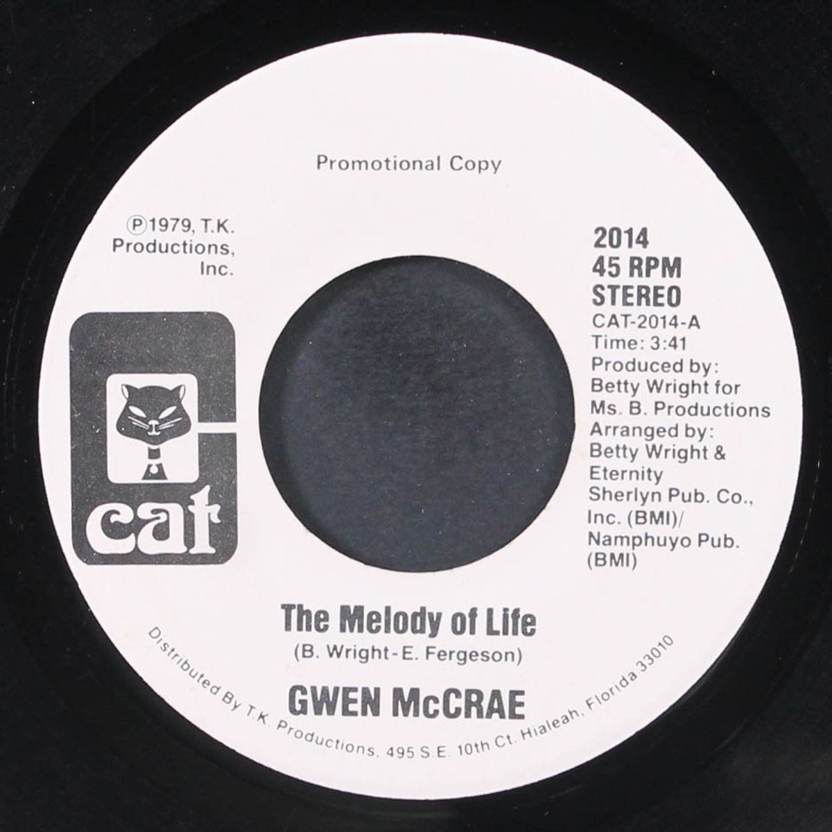 the melody of life / same by GWEN MCCRAE